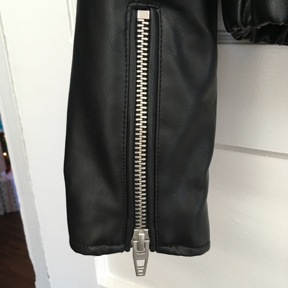 Badass pleather bomber jacket! - Picture 3 of 10